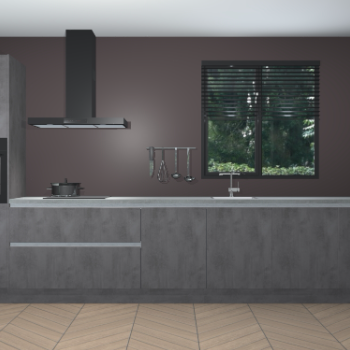 Beton Antraciet greeploze keuken Quito 96831