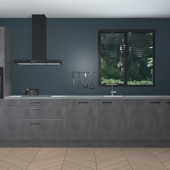 Beton Antraciet keuken Quito 96829