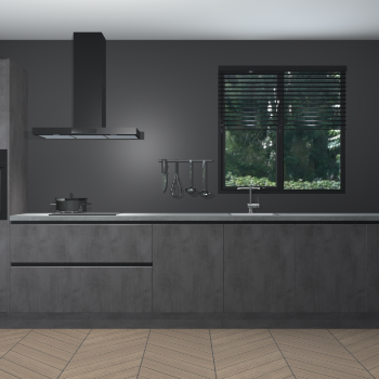 Beton Antraciet greeploze keuken Quito 96838