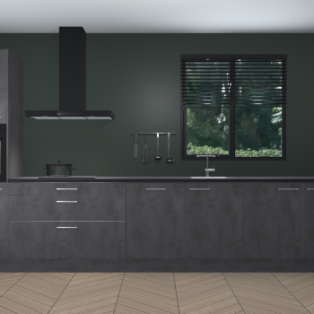 Beton Antraciet keuken Quito 96839
