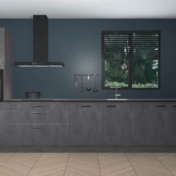 Beton Antraciet keuken Quito 96842