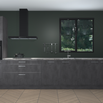 Beton Antraciet keuken Quito 96853