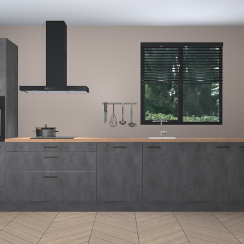 Beton Antraciet keuken Quito 96801