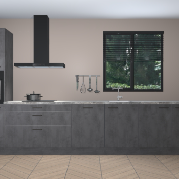 Beton Antraciet keuken Quito 96860