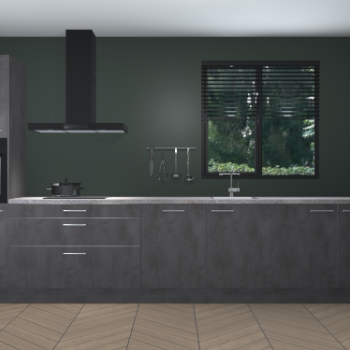 Beton Antraciet keuken Quito 96875