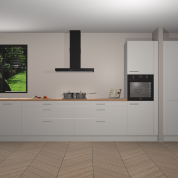 Zijdegrijze keuken Angola 97790