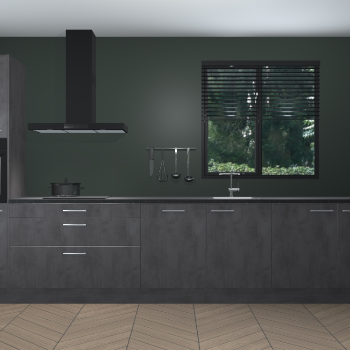 Beton Antraciet keuken Quito 96889