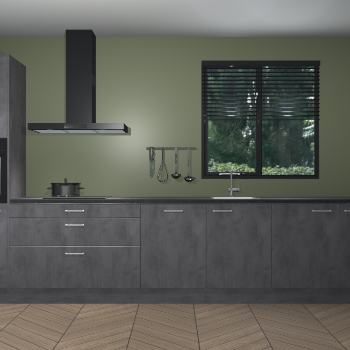 Beton Antraciet keuken Quito 96890