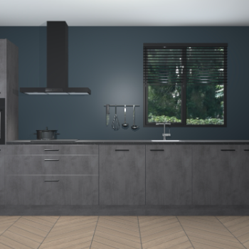 Beton Antraciet keuken Quito 96892
