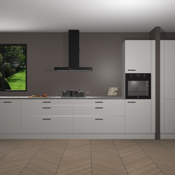 Zijdegrijze keuken Angola 97799