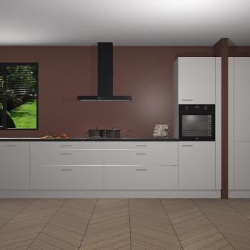 Zijdegrijze keuken Angola 97803