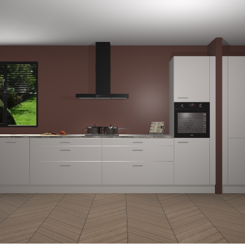 Zijdegrijze keuken Angola 97809