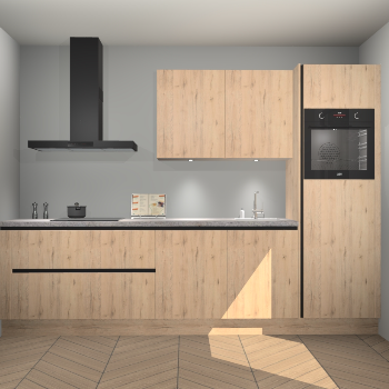 Madera Natuur greeploze keuken Havana 97591