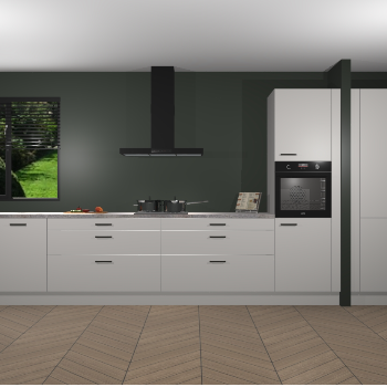 Zijdegrijze keuken Angola 97818