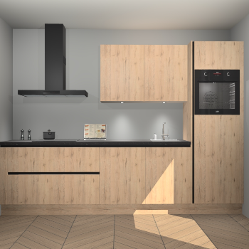 Madera Natuur greeploze keuken Havana 98190