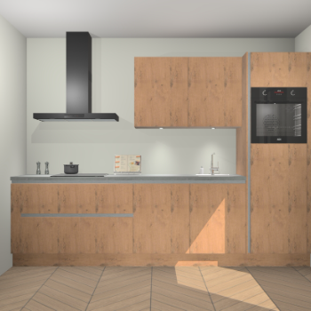 Astoria Eiken greeploze keuken Havana 98200