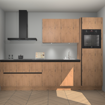 Astoria Eiken greeploze keuken Havana 98217