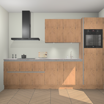 Astoria Eiken greeploze keuken Havana 98227