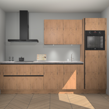 Astoria Eiken greeploze keuken Havana 98230