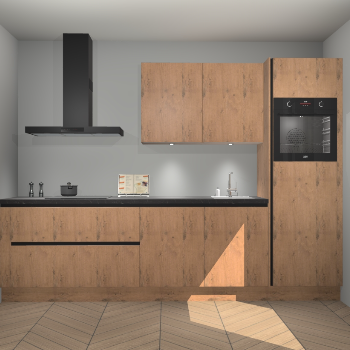 Astoria Eiken greeploze keuken Havana 98236