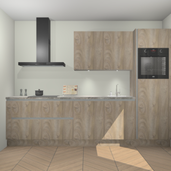 Cantaro Eiken greeploze keuken Havana 98262