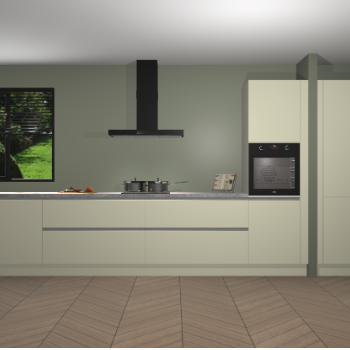 Magnolia greeploze keuken Angola 97903