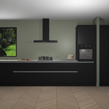Zwarte greeploze keuken Angola 97960