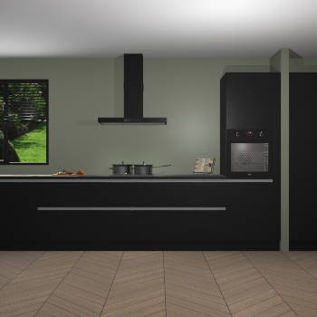 Zwarte greeploze keuken Angola 97966