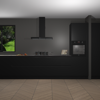 Zwarte greeploze keuken Angola 97969