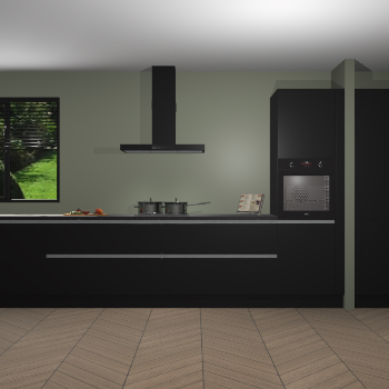 Zwarte greeploze keuken Angola 97984