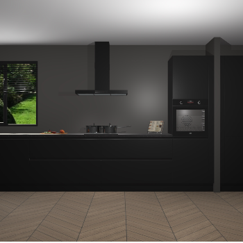 Zwarte greeploze keuken Angola 97987