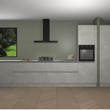 Beton Opal greeploze keuken Angola 97124