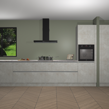 Beton Opal greeploze keuken Angola 97143