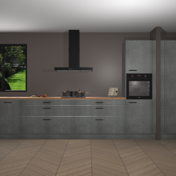 Beton Parelgrijs keuken Angola 97991