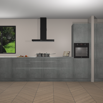 Beton Parelgrijs keuken Angola 97994