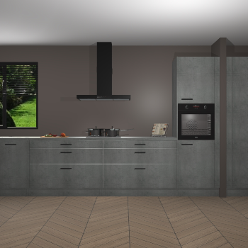 Beton Parelgrijs keuken Angola 97997