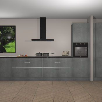 Beton Parelgrijs keuken Angola 98000