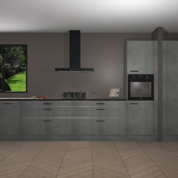 Beton Parelgrijs keuken Angola 98003