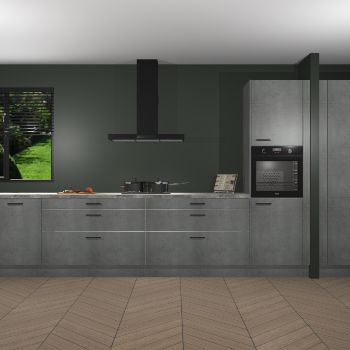 Beton Parelgrijs keuken Angola 98010