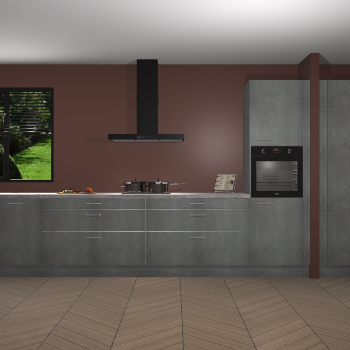 Beton Parelgrijs keuken Angola 98013