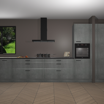 Beton Parelgrijs keuken Angola 98021