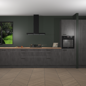 Beton Antraciet keuken Angola 98028