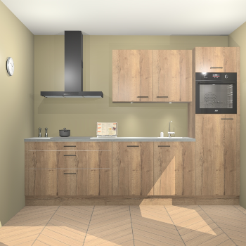 Chocolade Eiken keuken Havana 98702