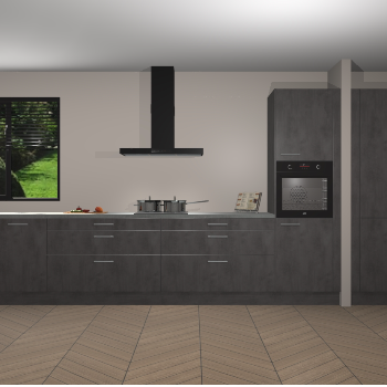 Beton Antraciet keuken Angola 98030