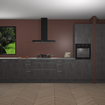 Beton Antraciet keuken Angola 98031