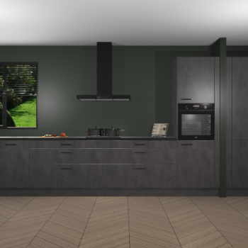 Beton Antraciet keuken Angola 98040