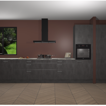 Beton Antraciet keuken Angola 98043