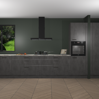 Beton Antraciet keuken Angola 98046