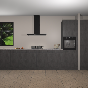 Beton Antraciet keuken Angola 98048