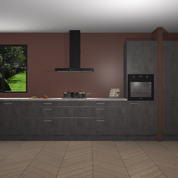 Beton Antraciet keuken Angola 98049